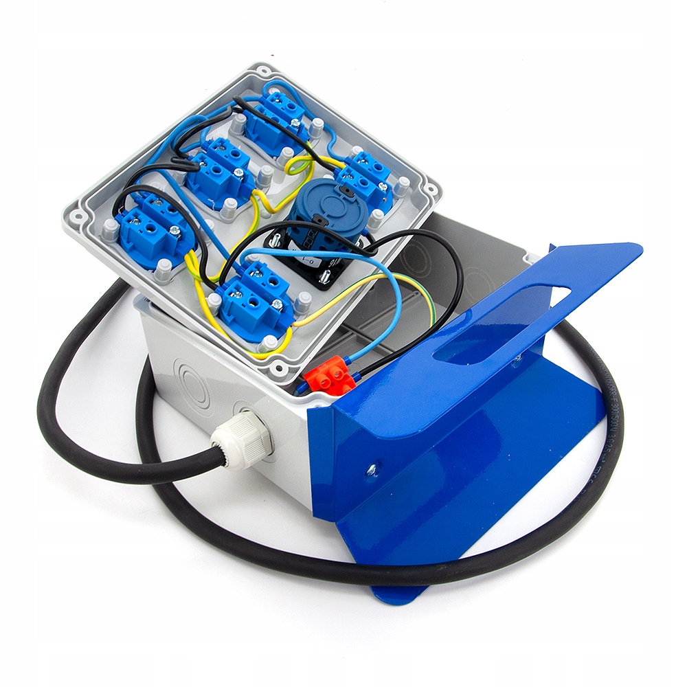 ROZDZIELNICA SKRZYNKA JEDNOFAZOWA PRZENOŚNA 5x230V Marka ELS Elektrotechnika