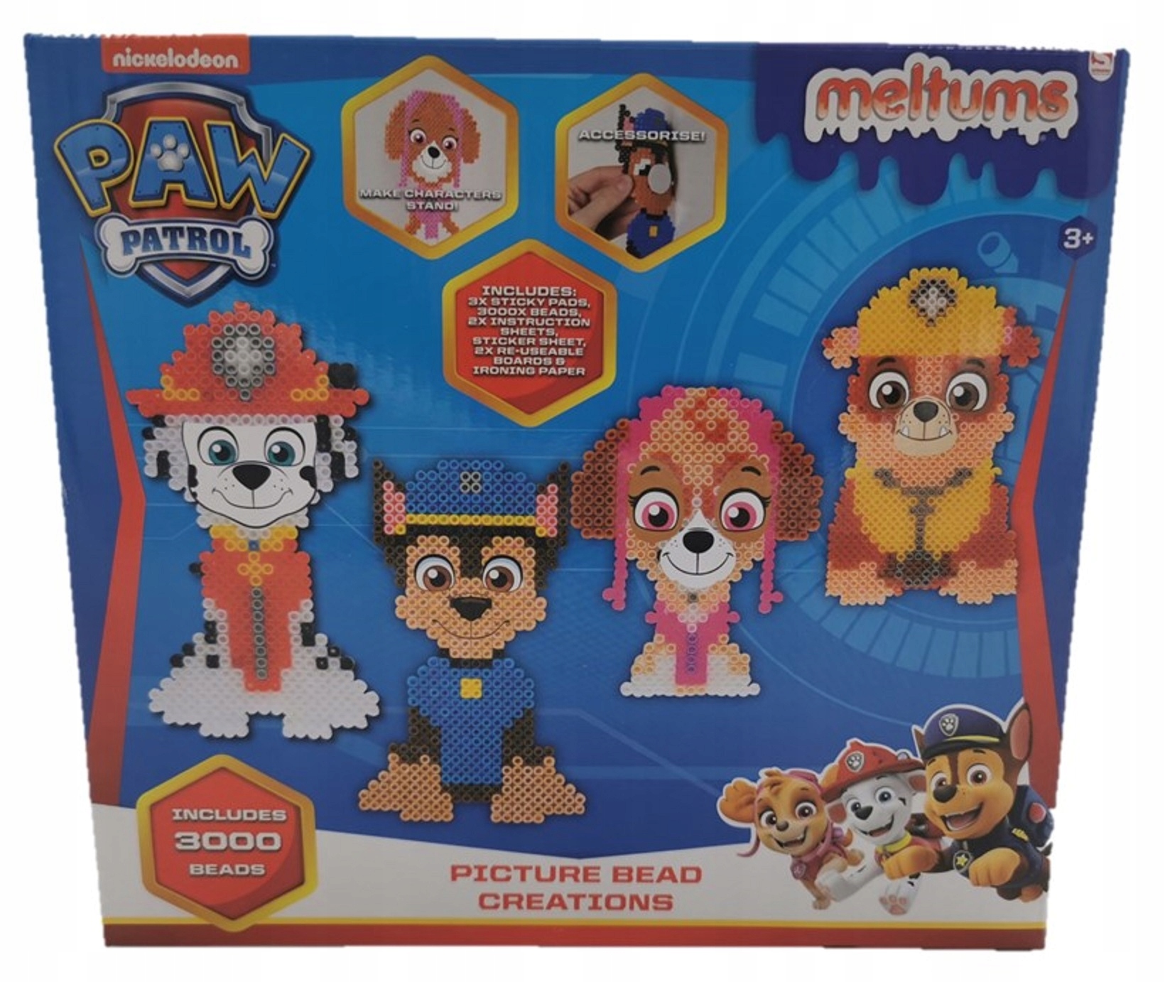 

Psi Patrol Koraliki do prasowania Zestaw kreatywny