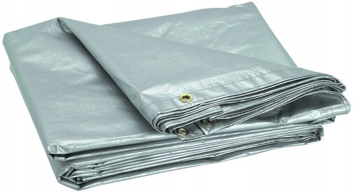 Krycí plachta přehoz krytka 10x15 m stříbrná 1 kus