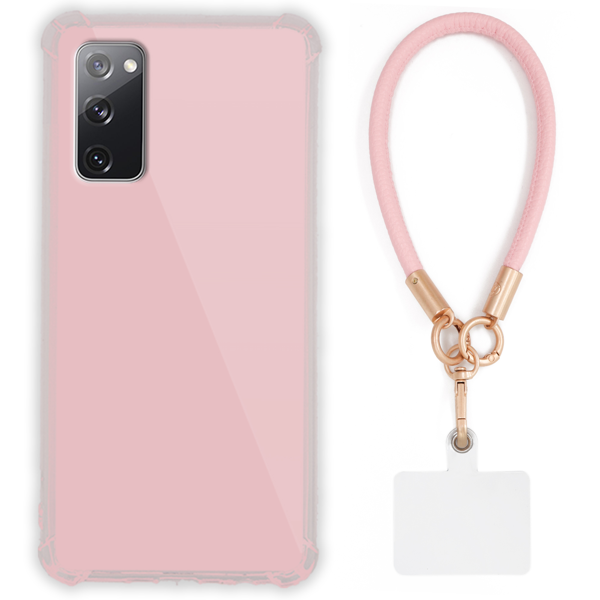 Etui Do Samsung S20FE 5G Case Antishock Pinky Ružové vodítko Sada Odolné