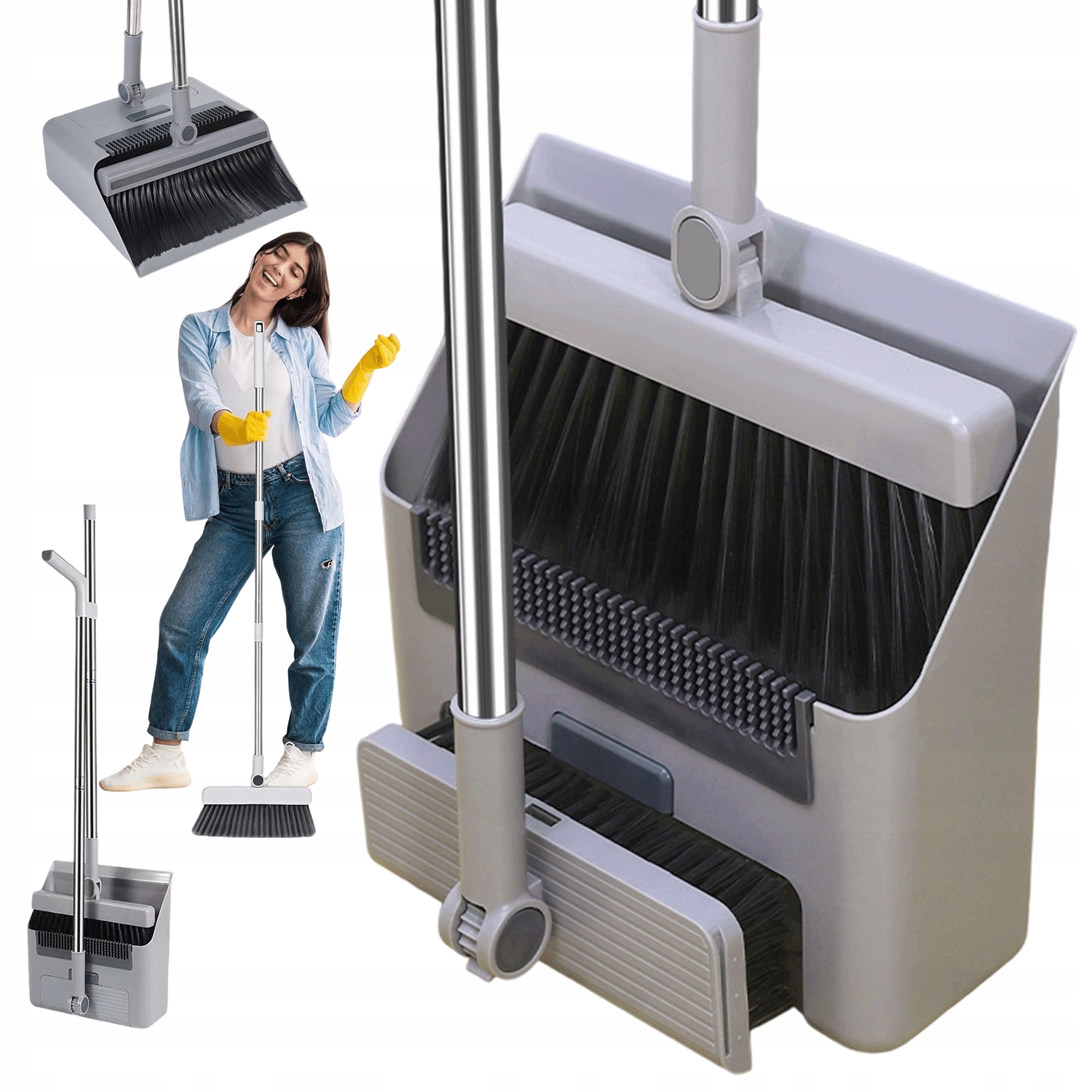 Sada Na Zametání Smetáček Lopatka Kartáč Na Úklid Lenoška