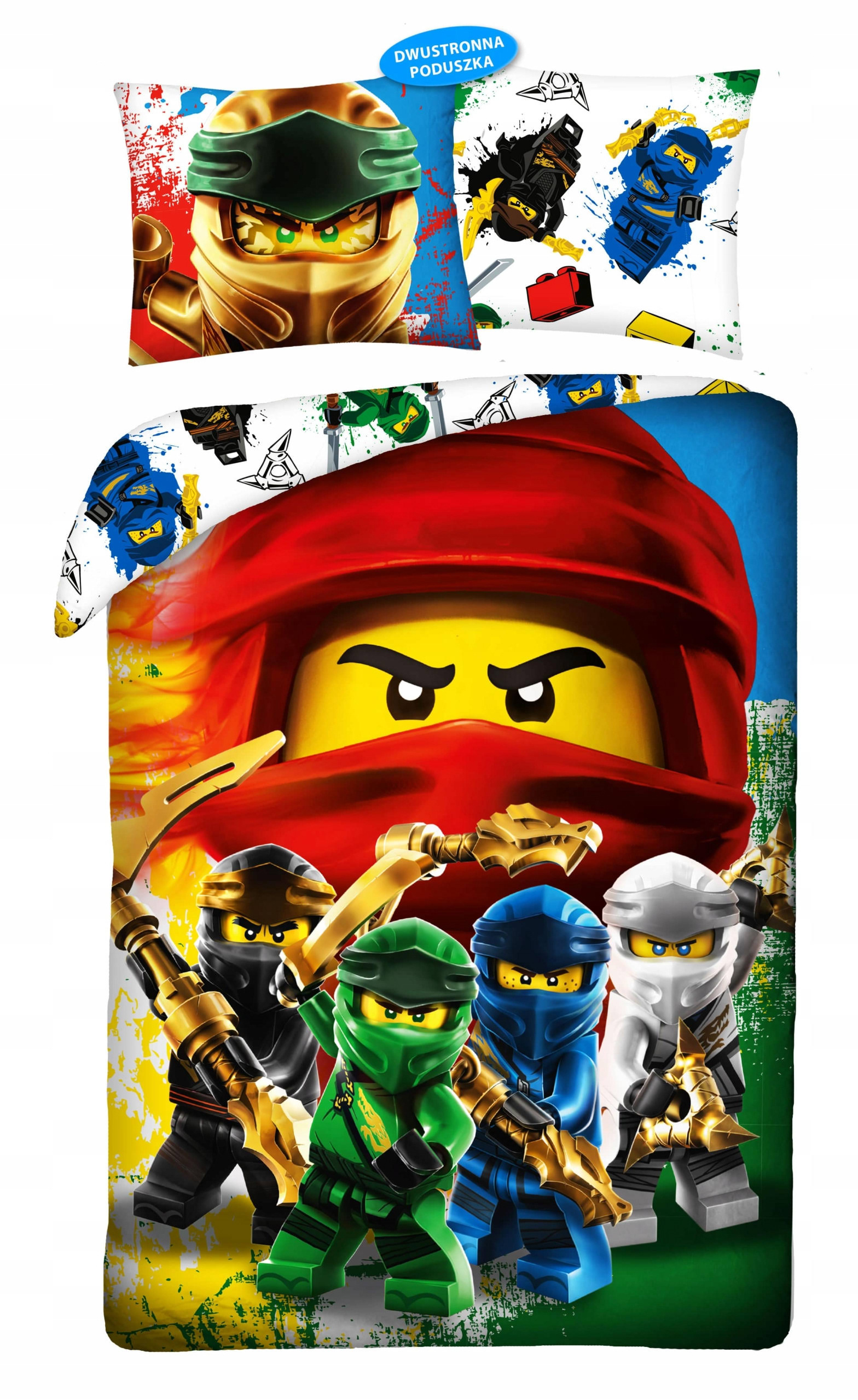 POSCIEL 160X200 LEGO NINJAGO