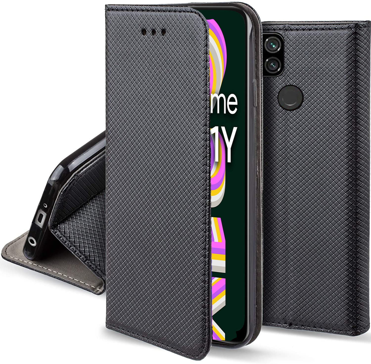 

Etui do Realme C21Y C25Y Magnet Case Smart +szkło