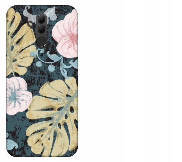 

Etui pokrowiec Huawei Mate 20 Lite Liscie tropikal