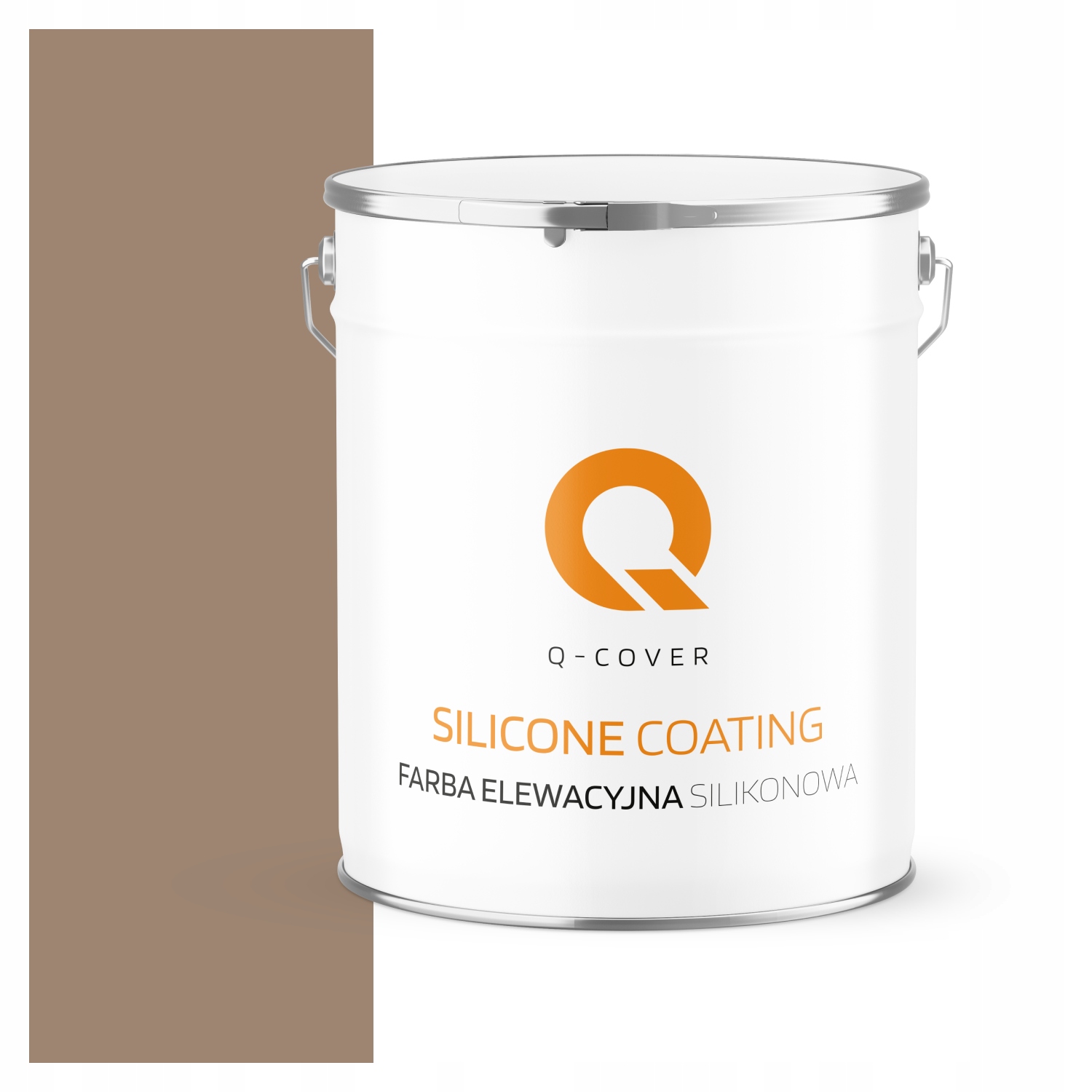 Fasádna Silikónová Fasádna Farba, Orechová Farba, F535 5 L, Výrobca