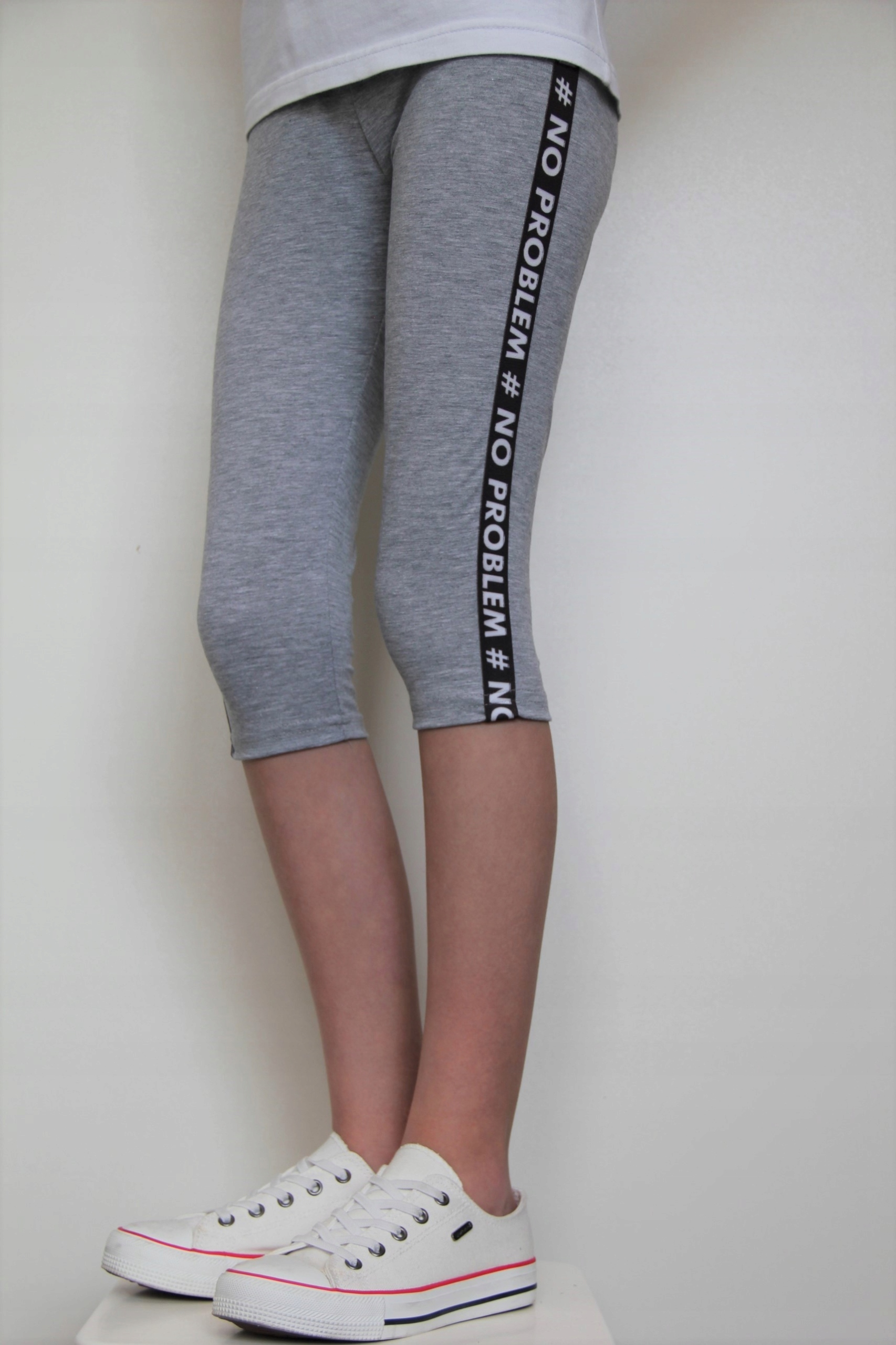 Leginsy 3/4 Getry Rybaczki Lampasy r.128 R.122-158