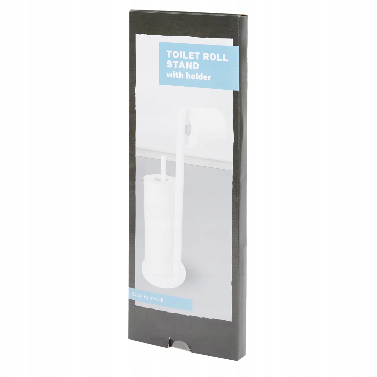 STOJAK UCHWYT PAPIER TOALETOWY METAL BIAŁY Typ stojak