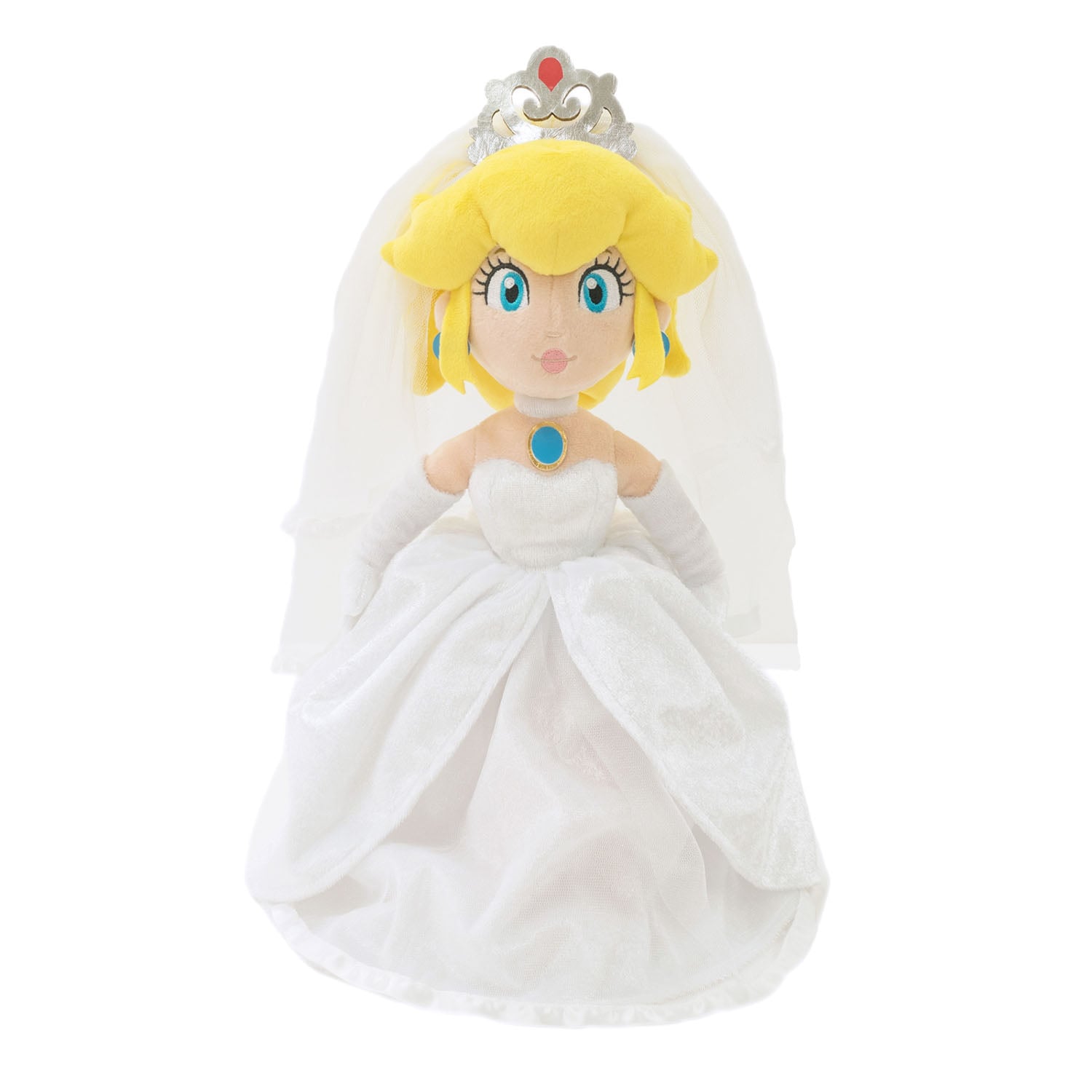 Together Plus Mario Odyssey Peach "Svatební šaty s krabičkou" Plyšová hračka 40 cm