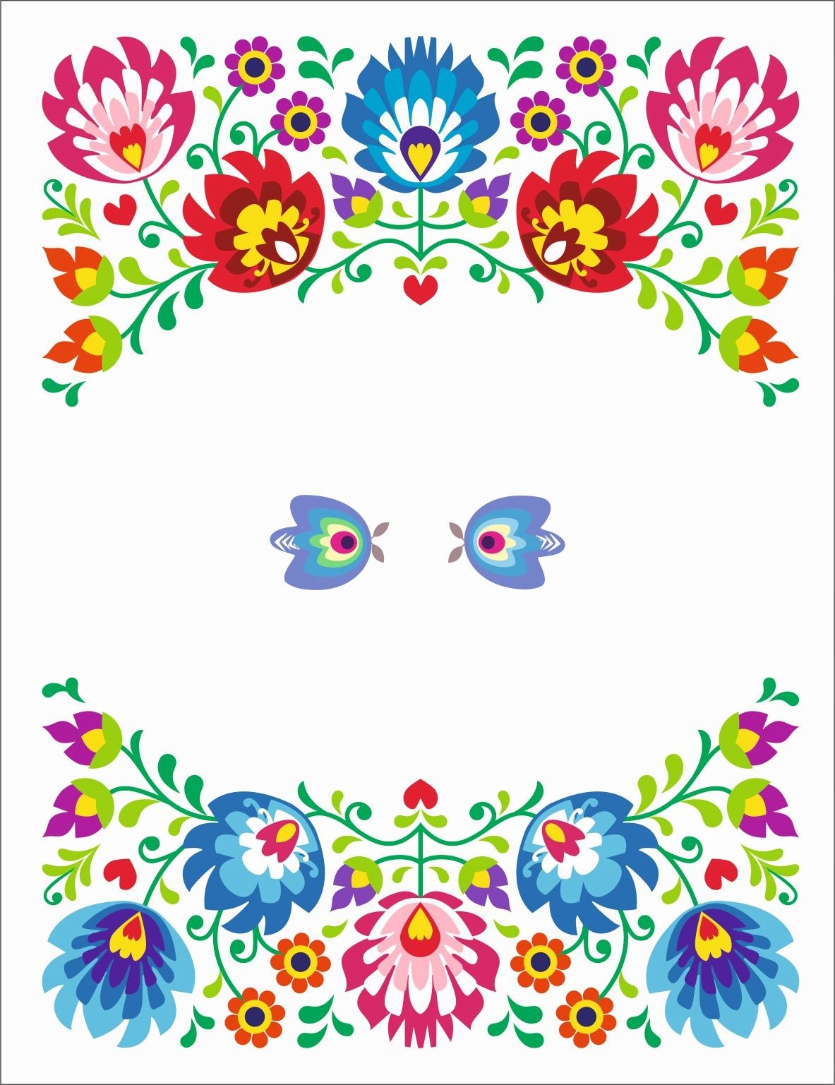 

Ścierka kuchenna ludowa folk bawełna 08