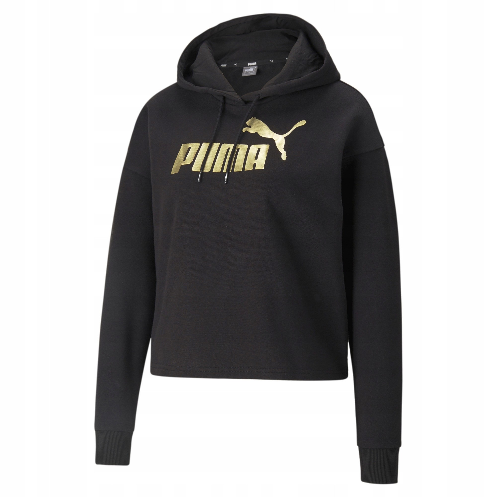 Puma Bluza Damska Nierozpinana z Kapturem 586891 01 Czarna L