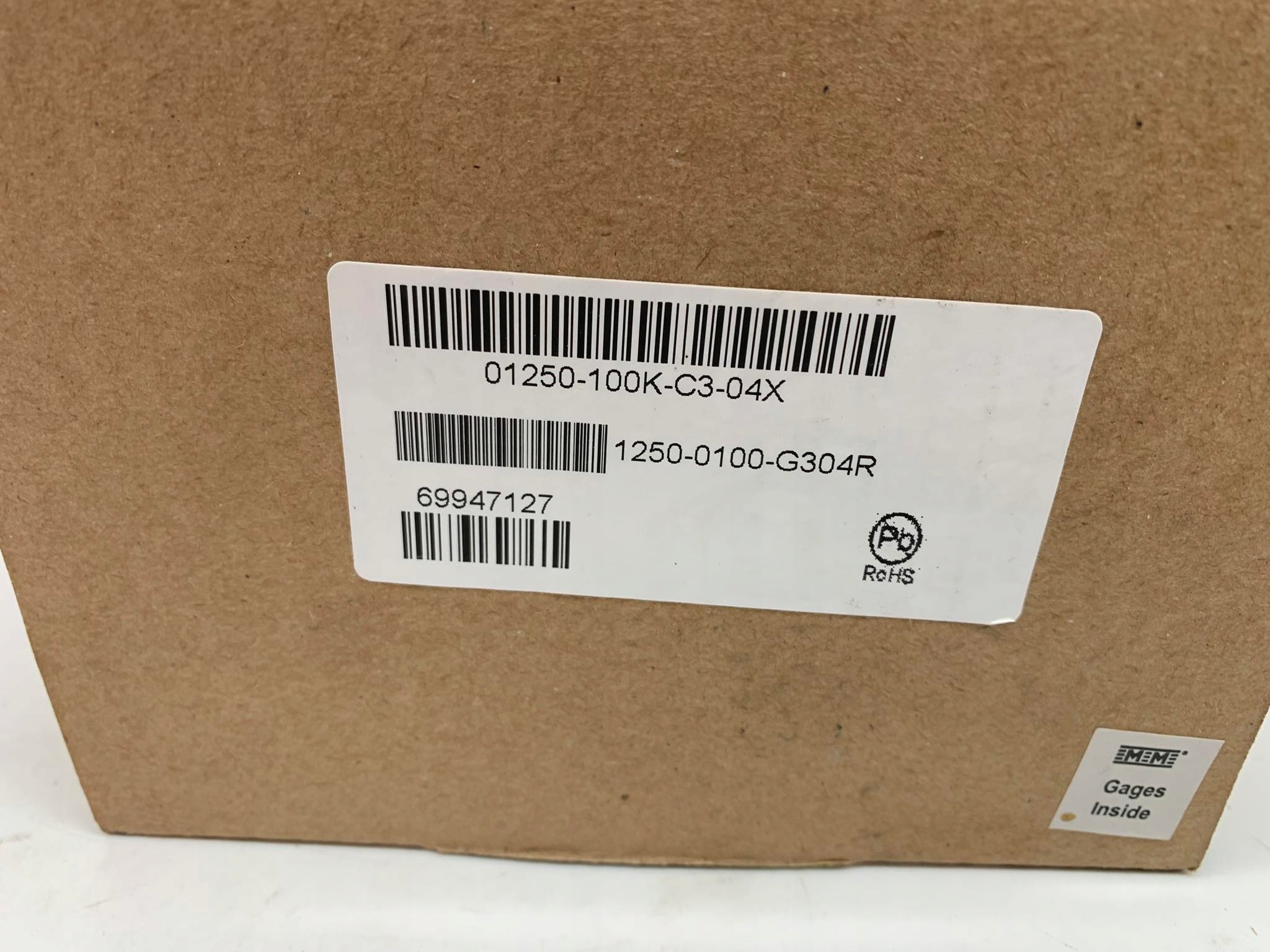 Tedea-Huntleigh 1250-0100-G304R Load Cell Manufacturer code 1250-0100-G304R