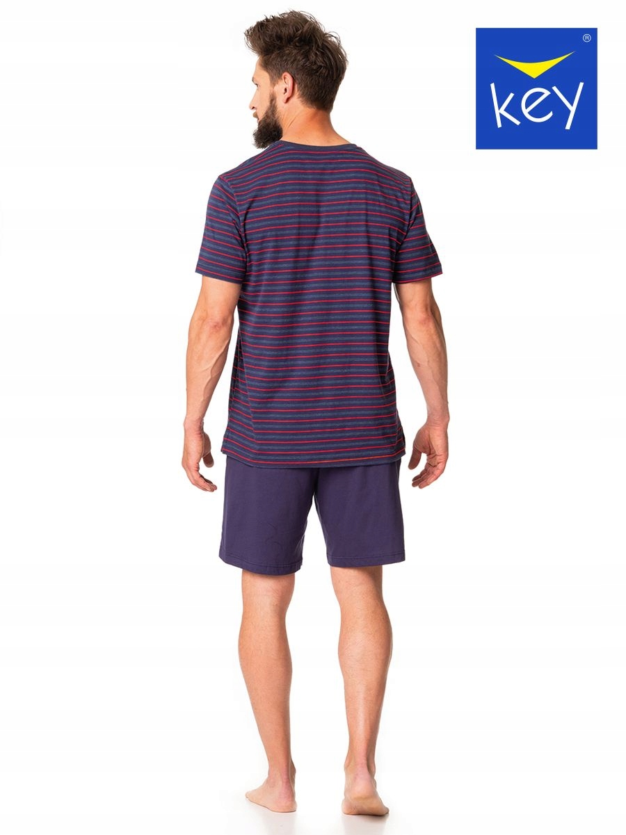 Key krótka piżama męska MNS 325 bawełna 2XL Płeć mężczyzna