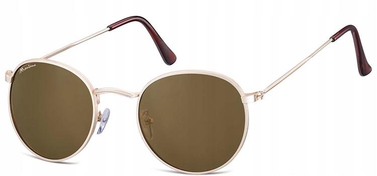

Lenonki Okulary brąz Damskie Męskie Retro Hippie