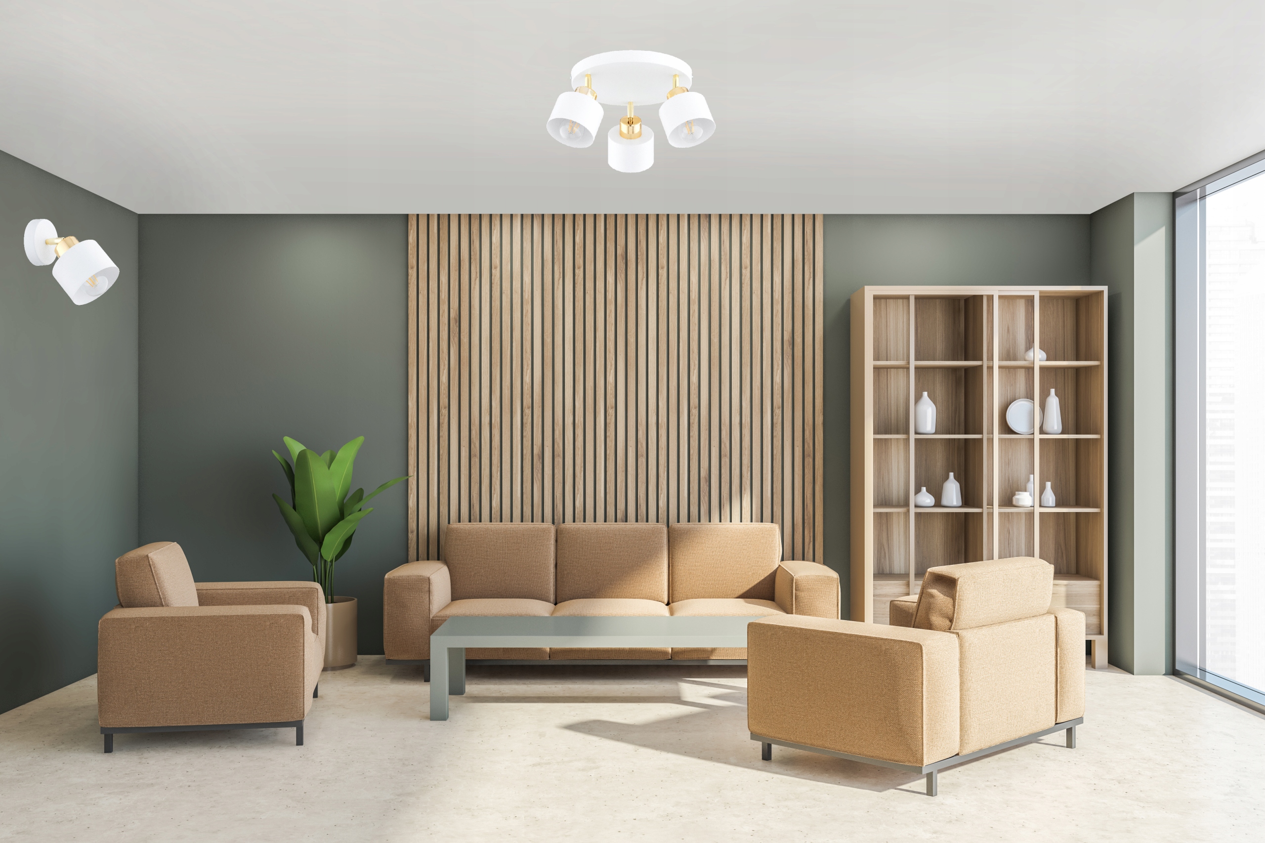 Lampa Sufitowa Wisząca Plafon Żyrandol Edison Led Biało Złota EAN (GTIN) 5905454229876