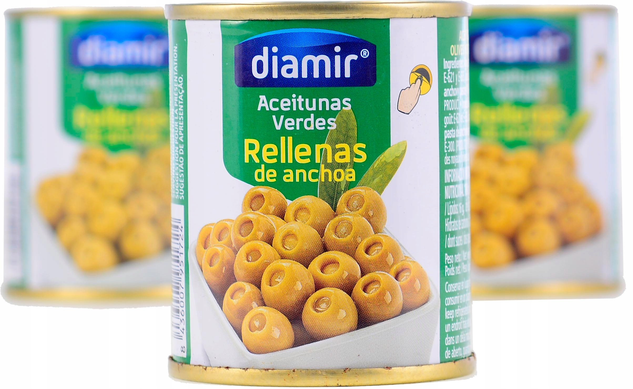 

Hiszpańskie oliwki nadziewane anchois Diamir