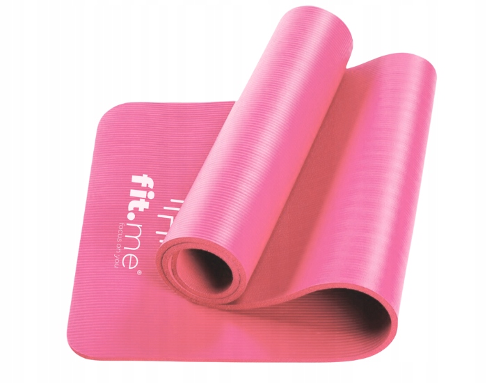 MATA DO ĆWICZEŃ JOGA FITNESS MIĘKKA GRUBA 1,5 CM NBR KARIMATA DUŻA Kolor dominujący róże i fiolety