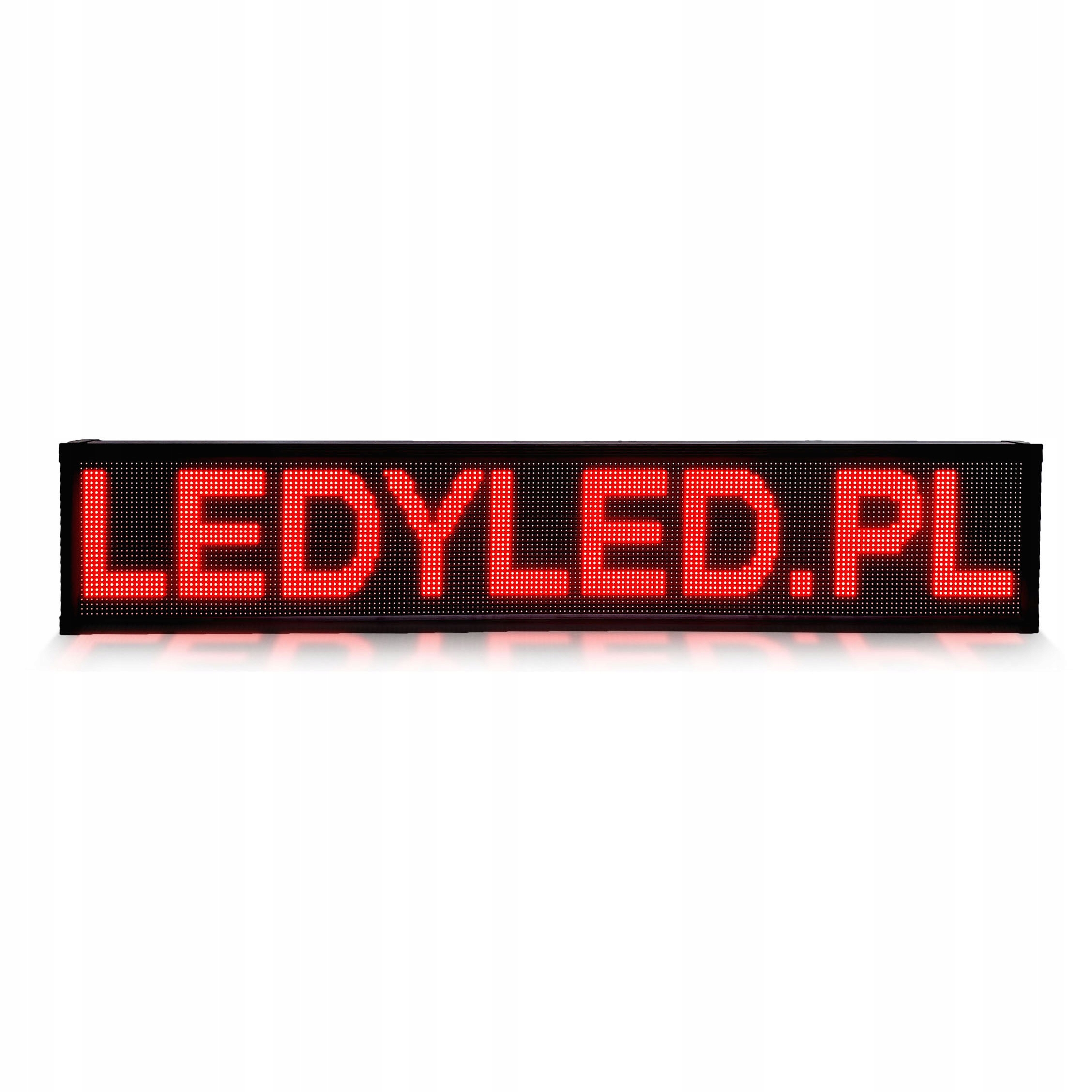 

Tablica Reklama Świetlna Led Panel 100x20cm dioda