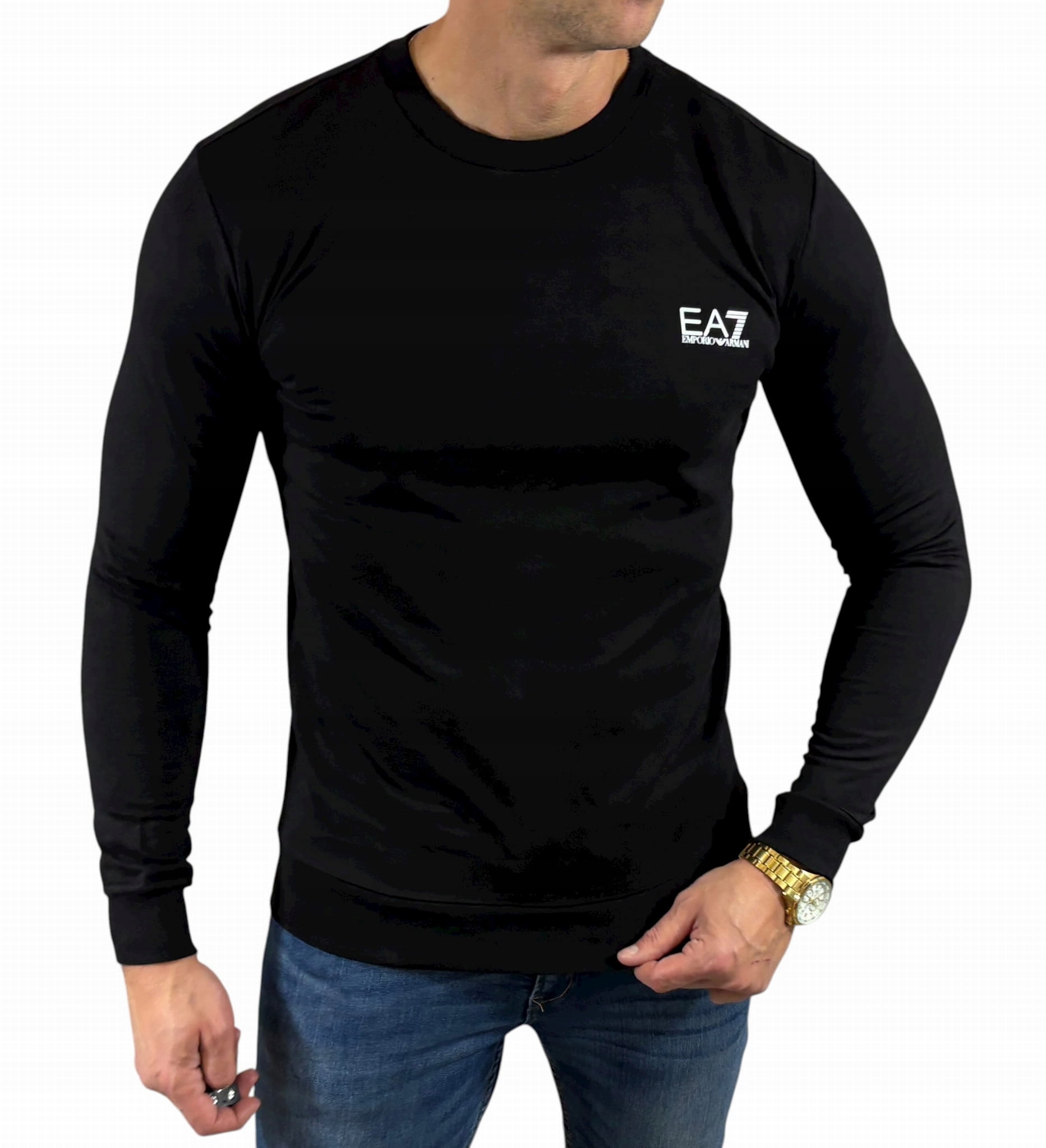 Pánská mikina EA7 Emporio Armani 8NPM52 PJ05Z Black XXL