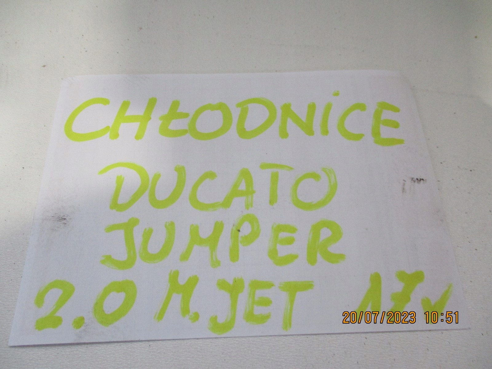radiator radiator DUCATO BOXER JUMPER 2,0M-JET