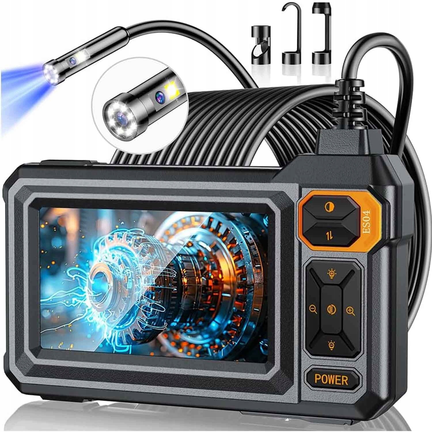Endoskopická inspekční kamera 4,3" 5 m Hd Bezdrátová průmyslová sada
