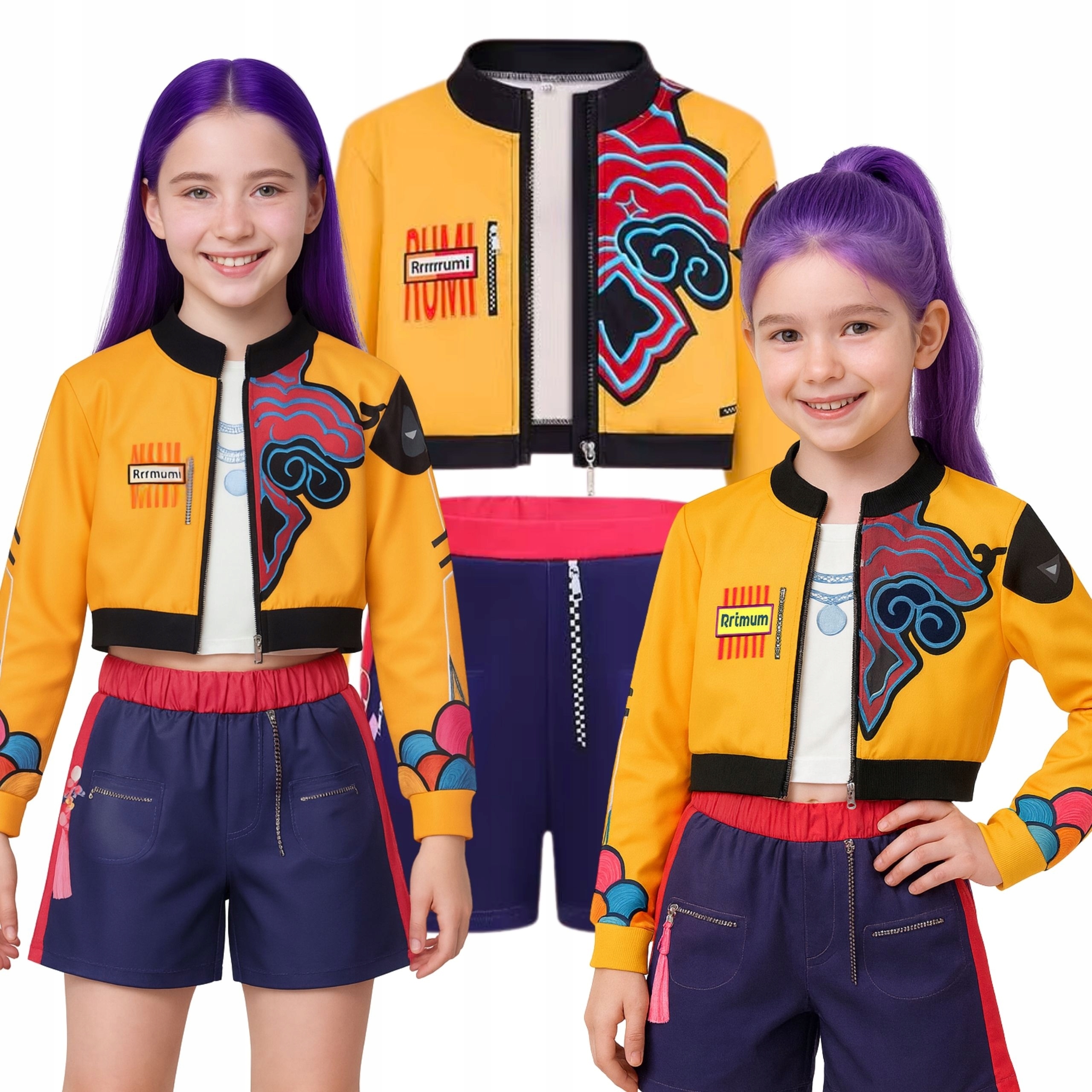 Охотники на демонов Kpop Rumi наряд косплей охотница на демонов 110 см нарядное платье