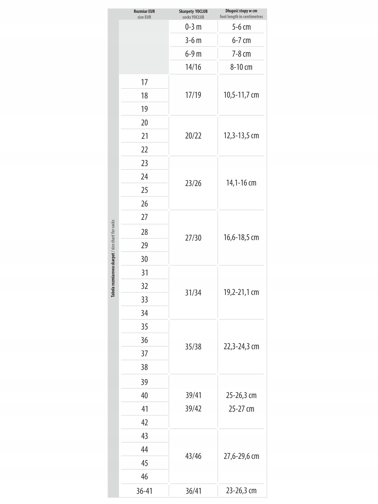 Skarpetki frotte YOCLUB z ABS rozmiar 17-19 Marka YOCLUB