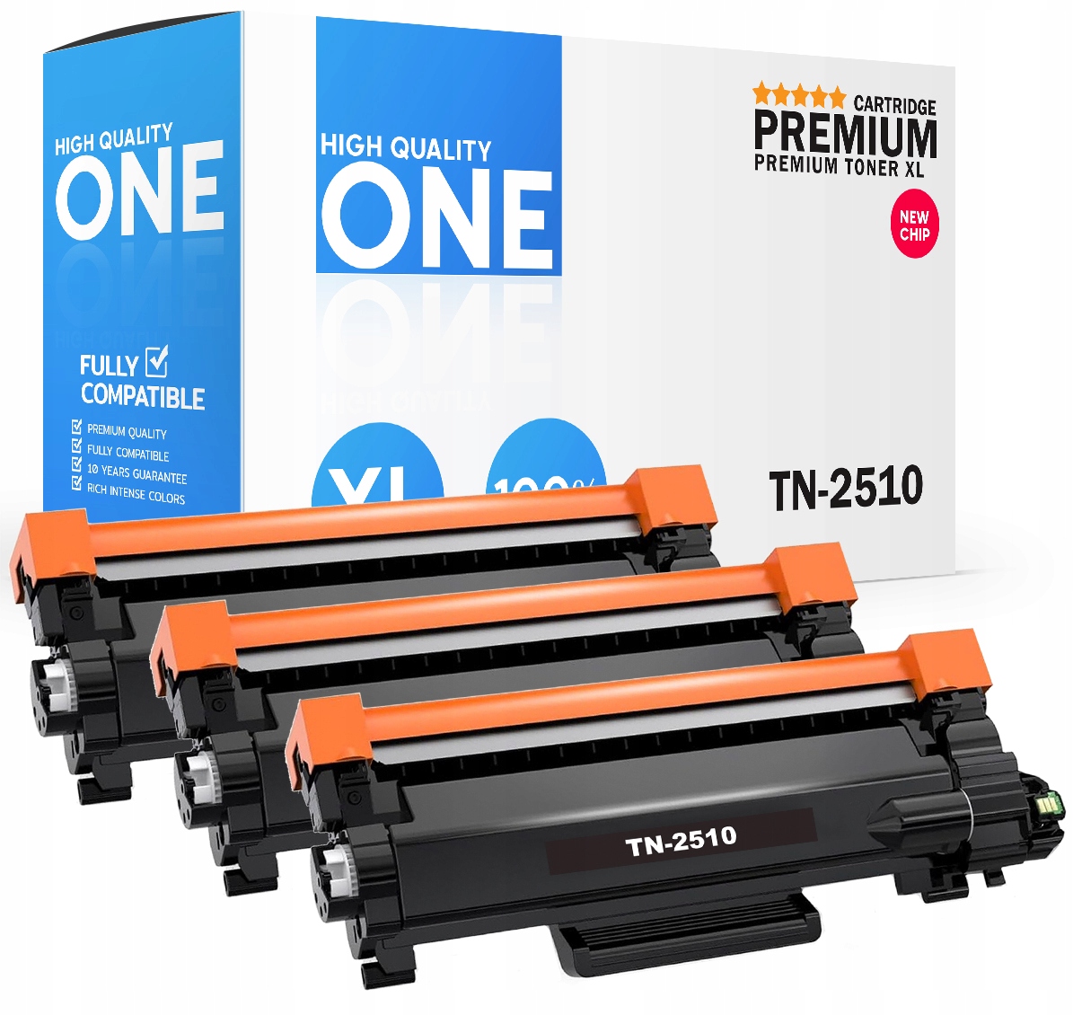 3x toner pro Brother MFC-L2827DW L2827DWE HL-L2447DW L2400DW DCP-L2620DW
