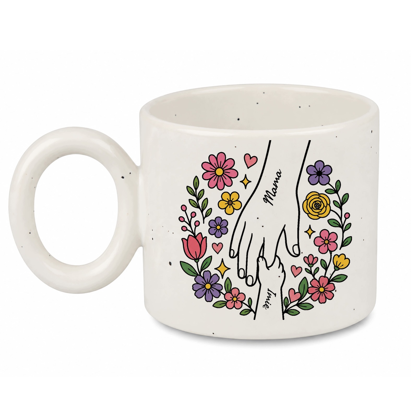 Kubek Personalizowany dla mamy z napisem 400 ml własne imię