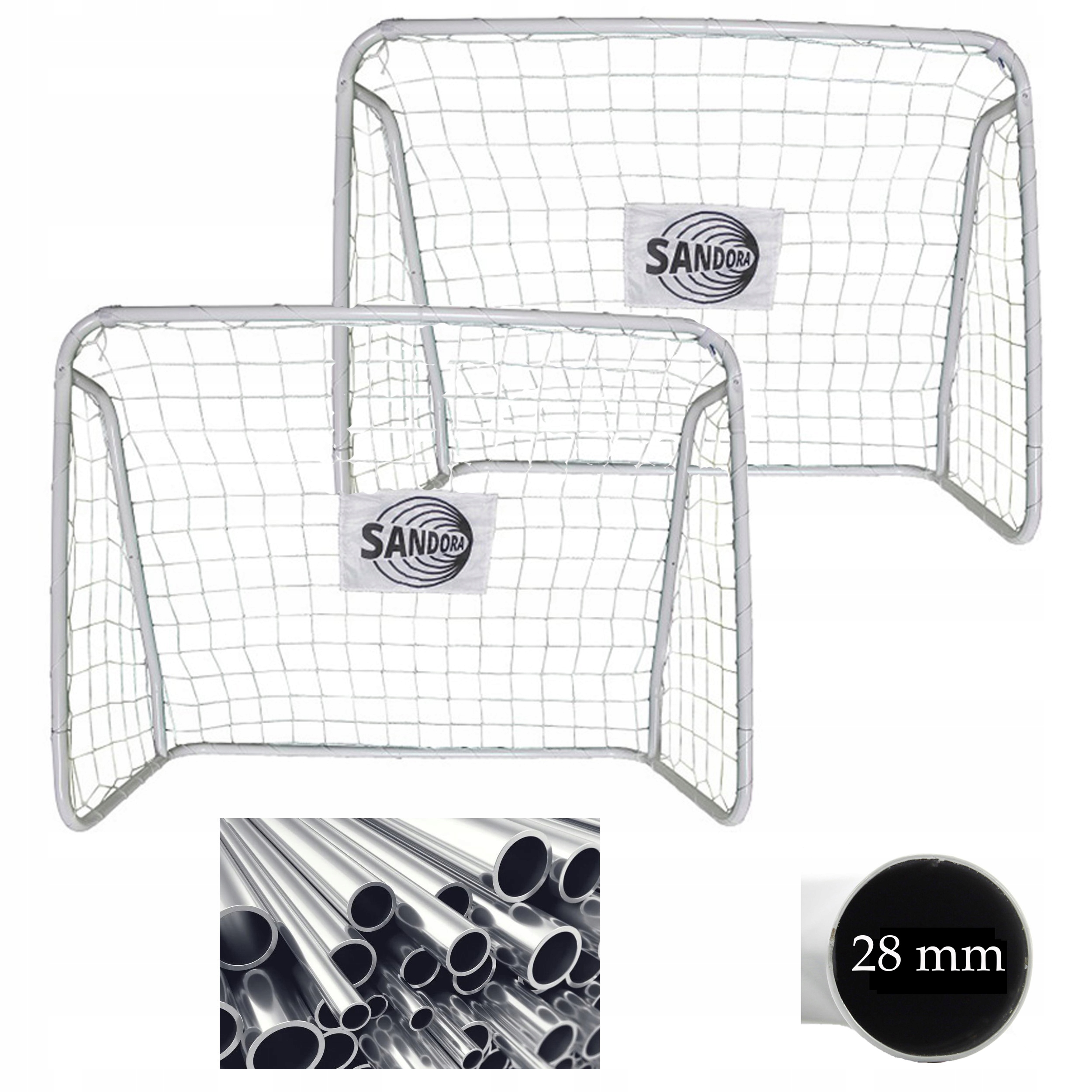 

2x bramka piłkarska bramki Metalowe 124cm 2szt