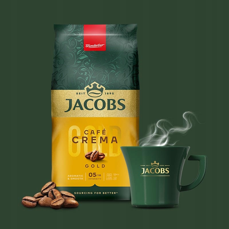 Káva zrnková Jacobs Crema 1 kg