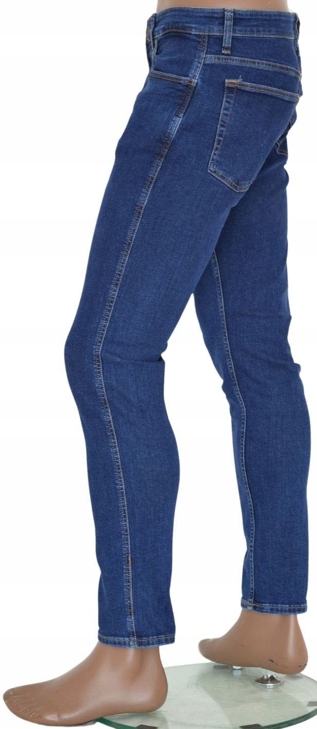 Pánské Džíny Premium Tmavě Modré S Mírně Zúženými Nohavicemi Ventana 969-009 32/32