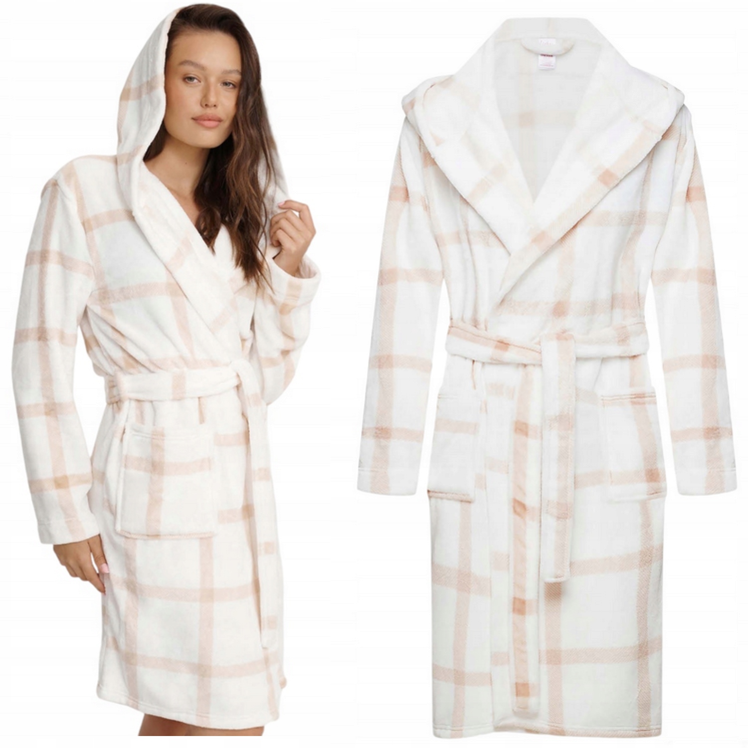 HENDERSON SZLAFROK DAMSKI KREMOWY 41061-01X GREAT XXL