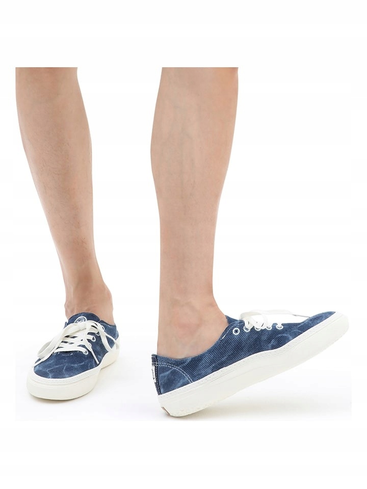 Vans Nízké Látkové Tenisky Modré Barvy Na Bílé Podrážce 36 3EA