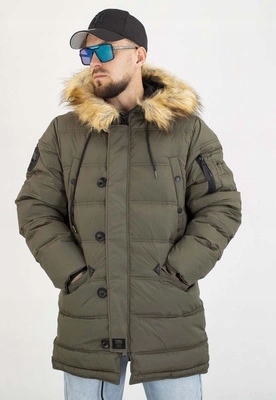 Pit Bull Zimní parka Kingston II olivová