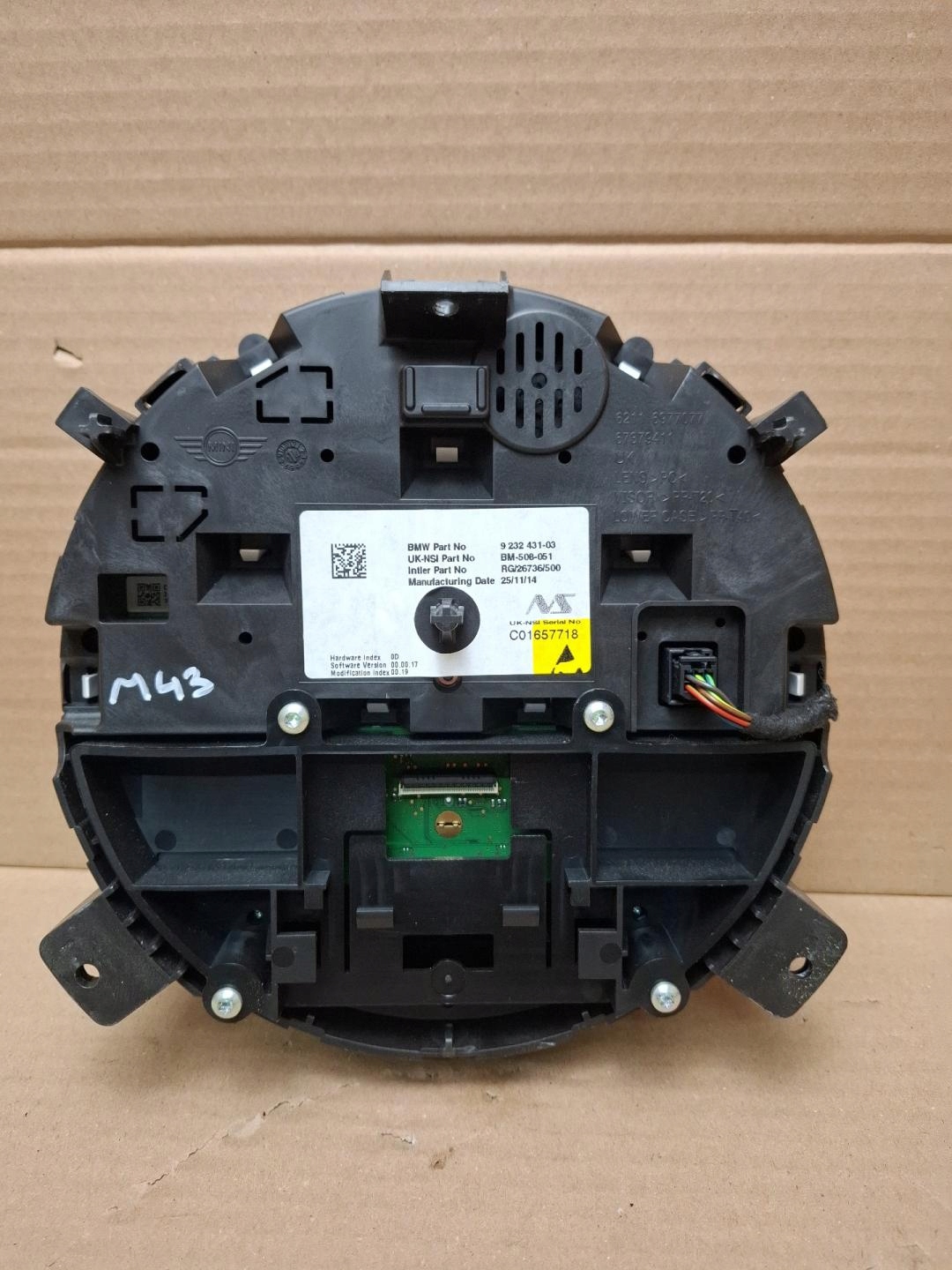 dials Mini Countryman R60 2014 9232431-03