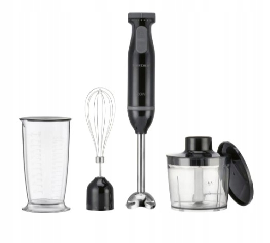 Blender ręczny trzepaczka szatkownica SilverCrest Ssms 600 600W czarny 3w1