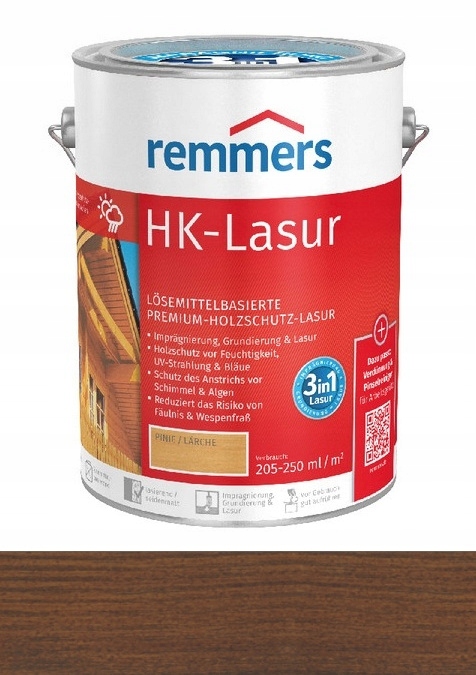 

Remmers HK-Lasur impregnat do drewna 0,75L orzech