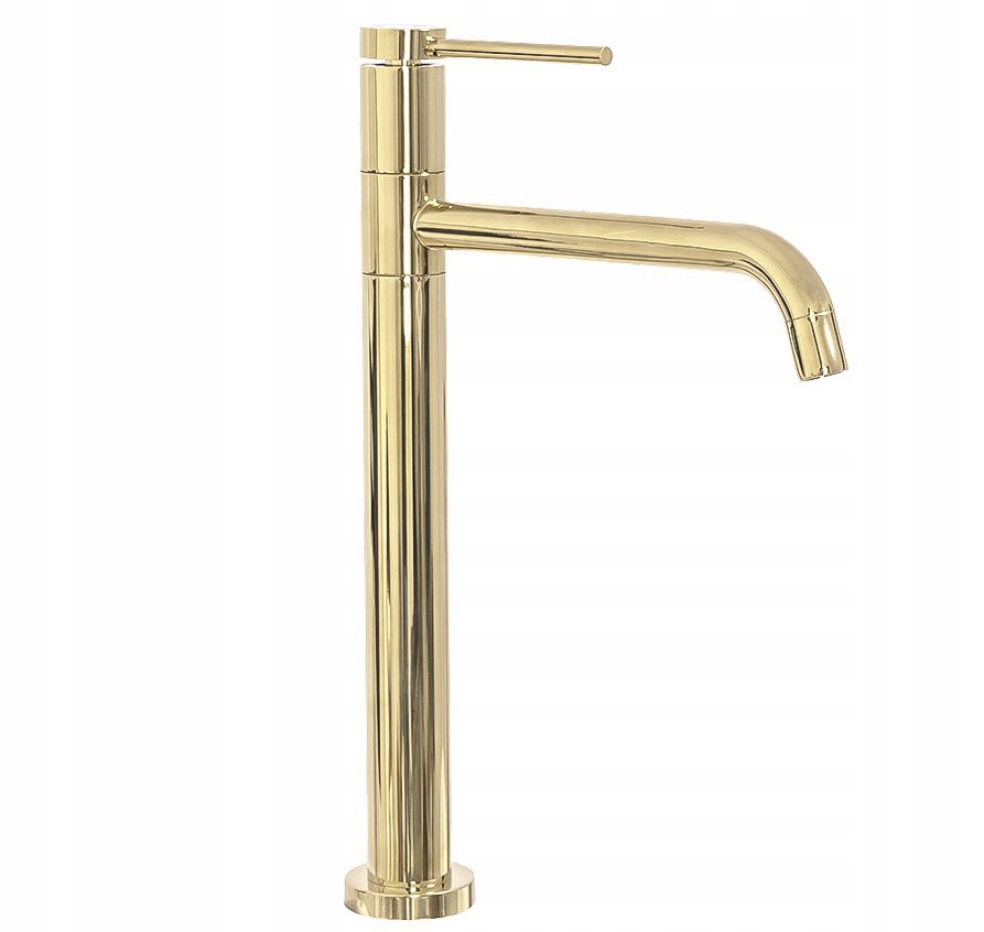 

Wysoka Bateria Umywalkowa Lugano L.Gold obrotowa