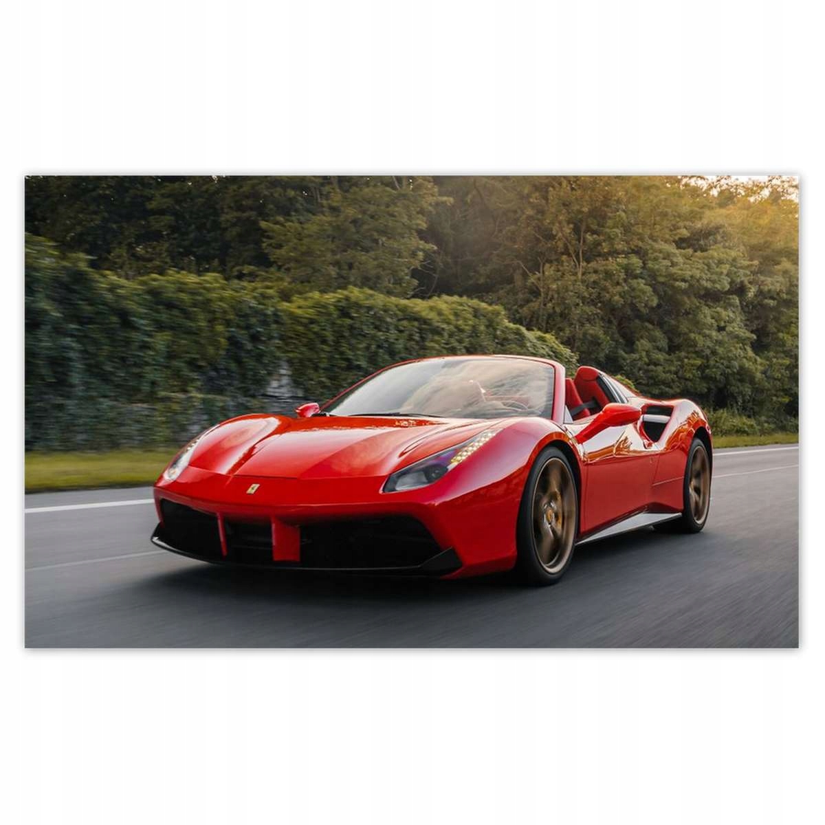 Fototapety 520x318 Červené Ferrari Cesta