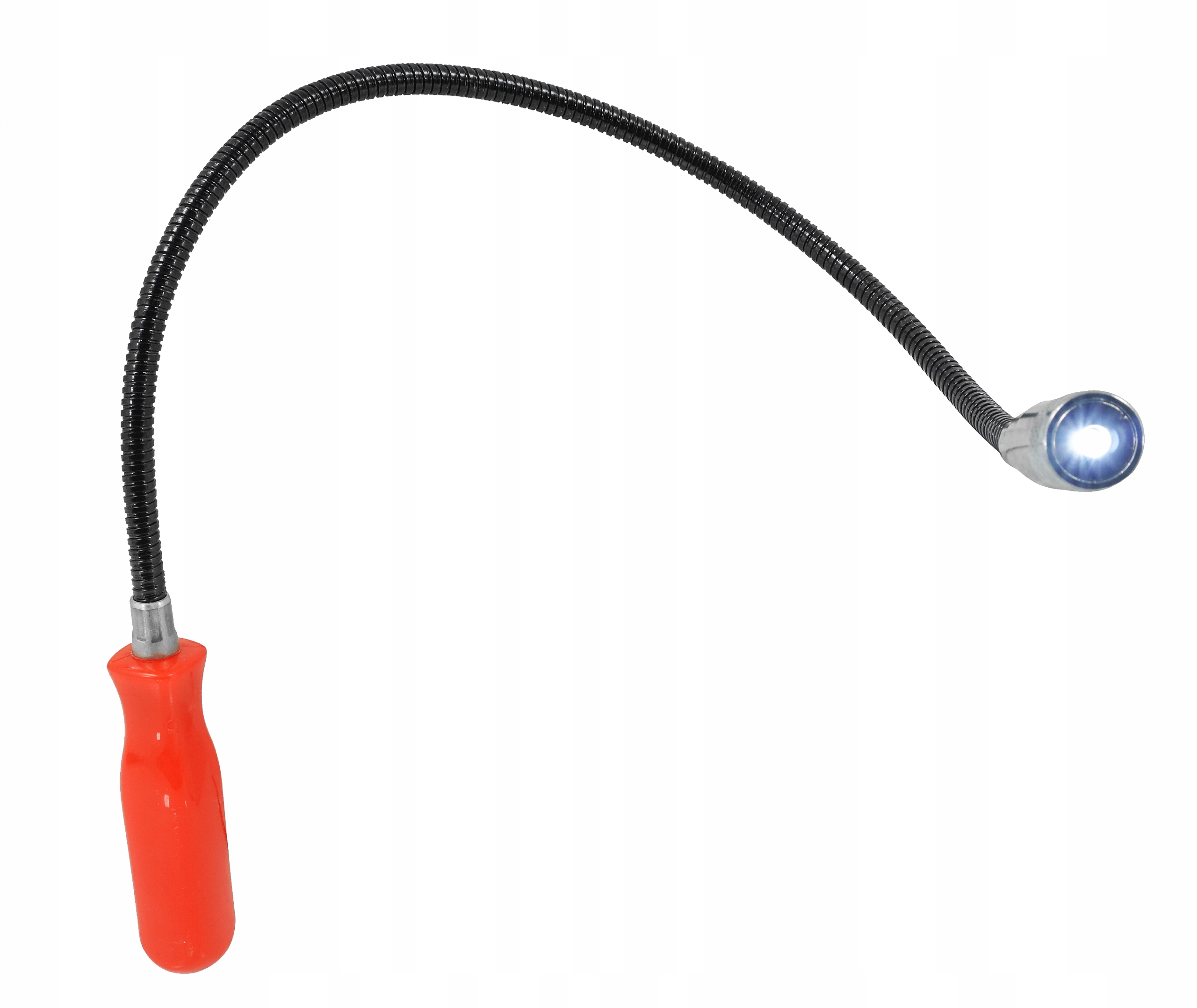 CHWYTAK MAGNETYCZNY ELASTYCZNY GIĘTKI WARSZTATOWY MAGNESEM ŁAPKA ŚRUB + LED Kod producenta V86066