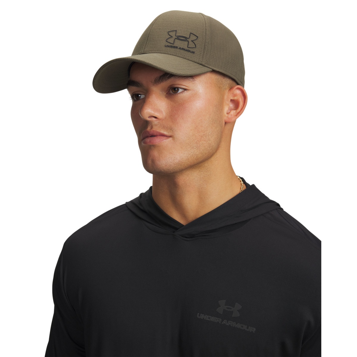 Męska czapka z daszkiem Under Armour Iso-chill Armourvent Str Khaki M/L