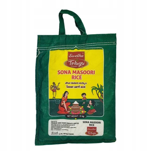 Rýže Sona Masoori Rice Telugu 5 kg