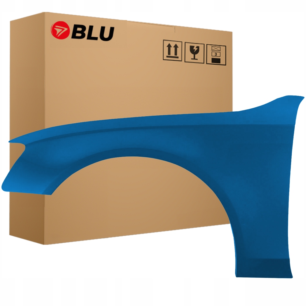 Blu Blatník Audi A4 B8 S4 LX5V levý modrý 11-15 přední výtah