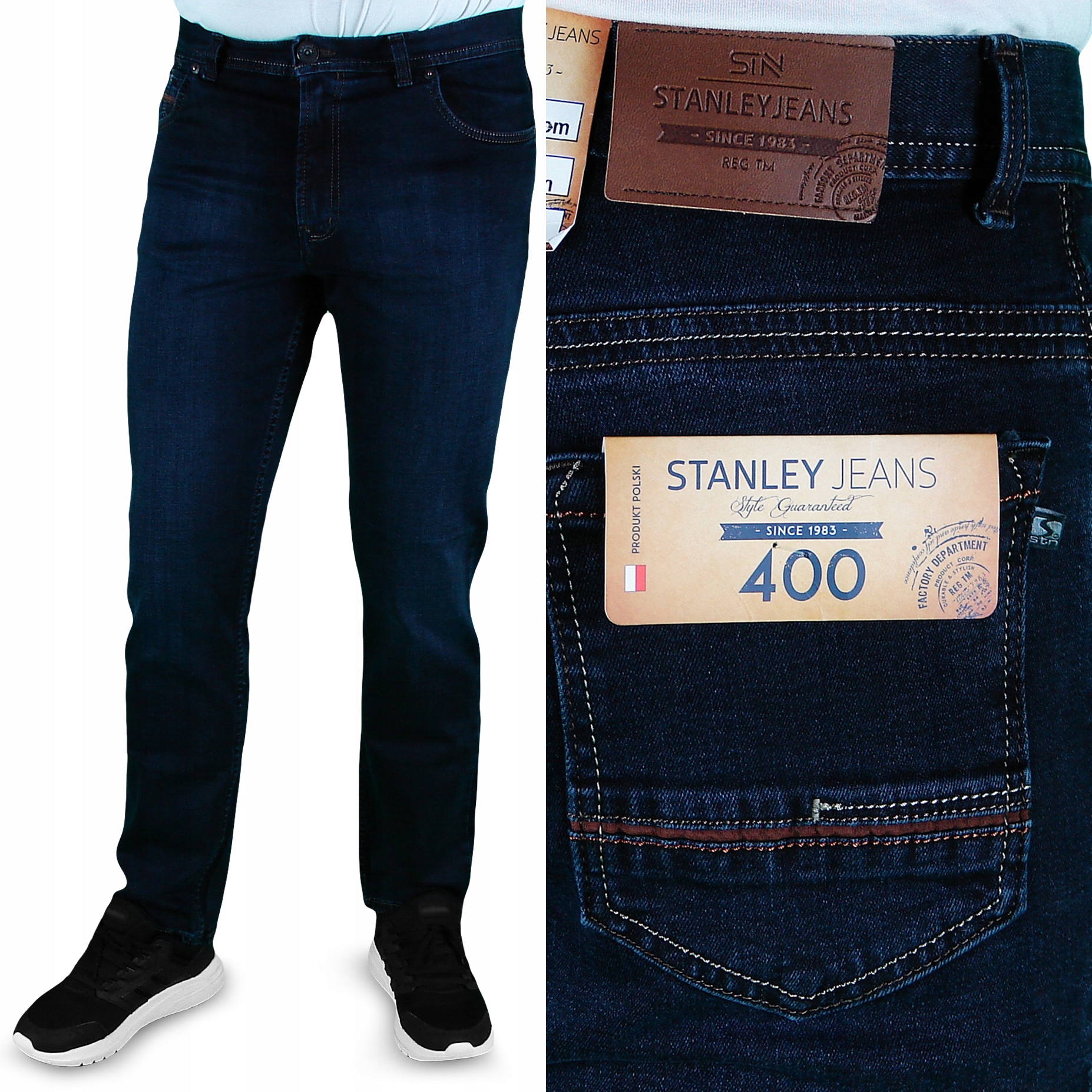 

Spodnie Męskie Stanley 400/013 W34 L30 W90-92cm