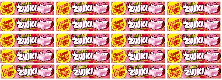 Levně 20x 45g Chupa Chups Chews Jahoda Jahoda