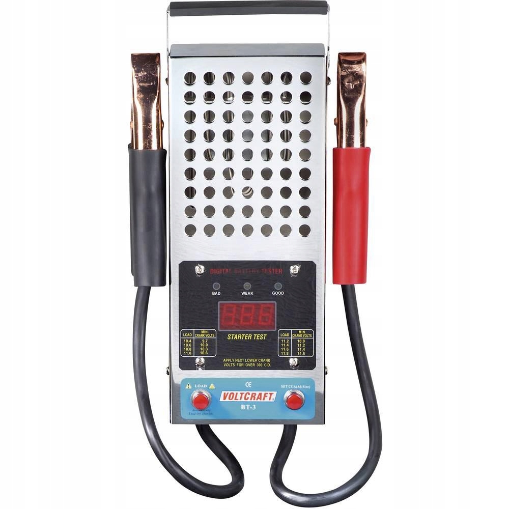 

Tester akumulatorów Voltcraft BT-3 12V