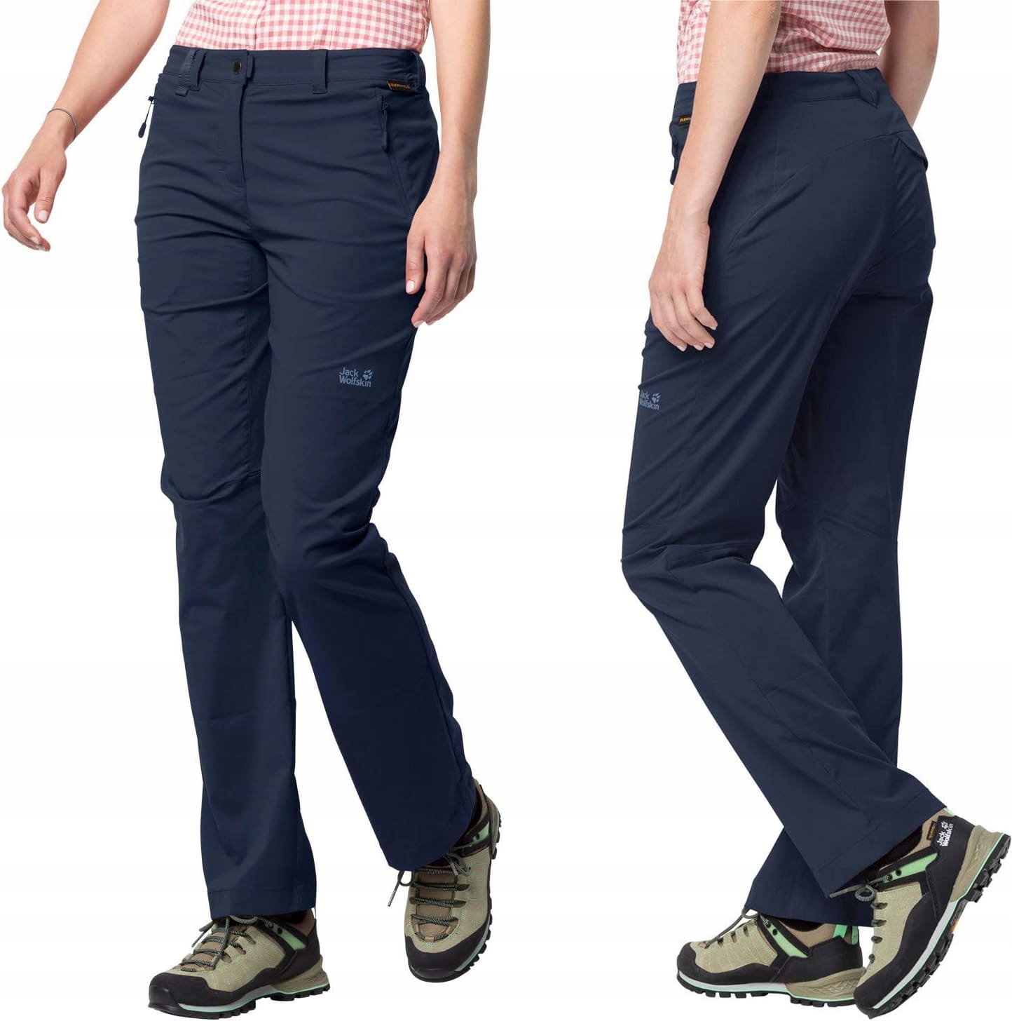 Jack Wolfskin Activate Spodnie Trekkingowe Turystyczne Górskie Damskie 44