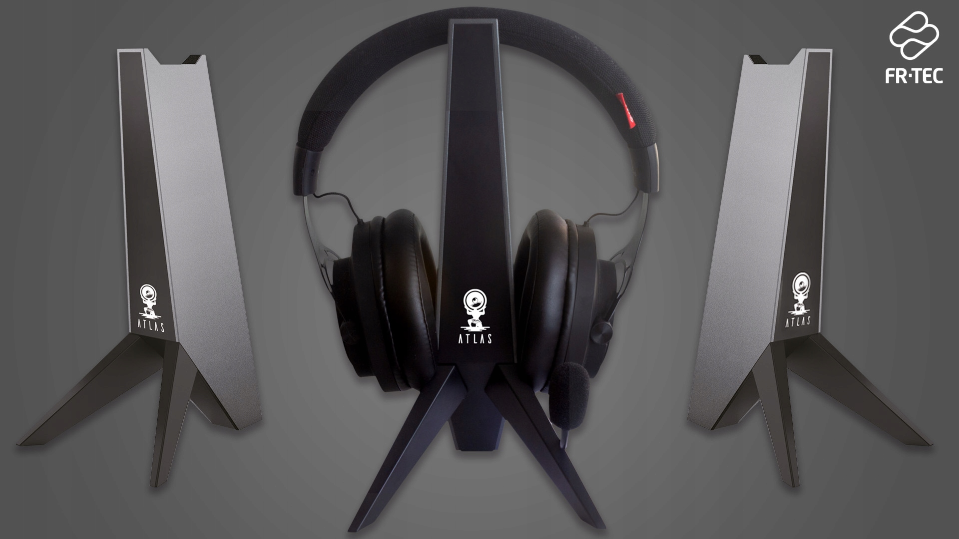 STOJAK NA SŁUCHAWKI ATLAS PREMIUM CZARNY Kod producenta FT2014
