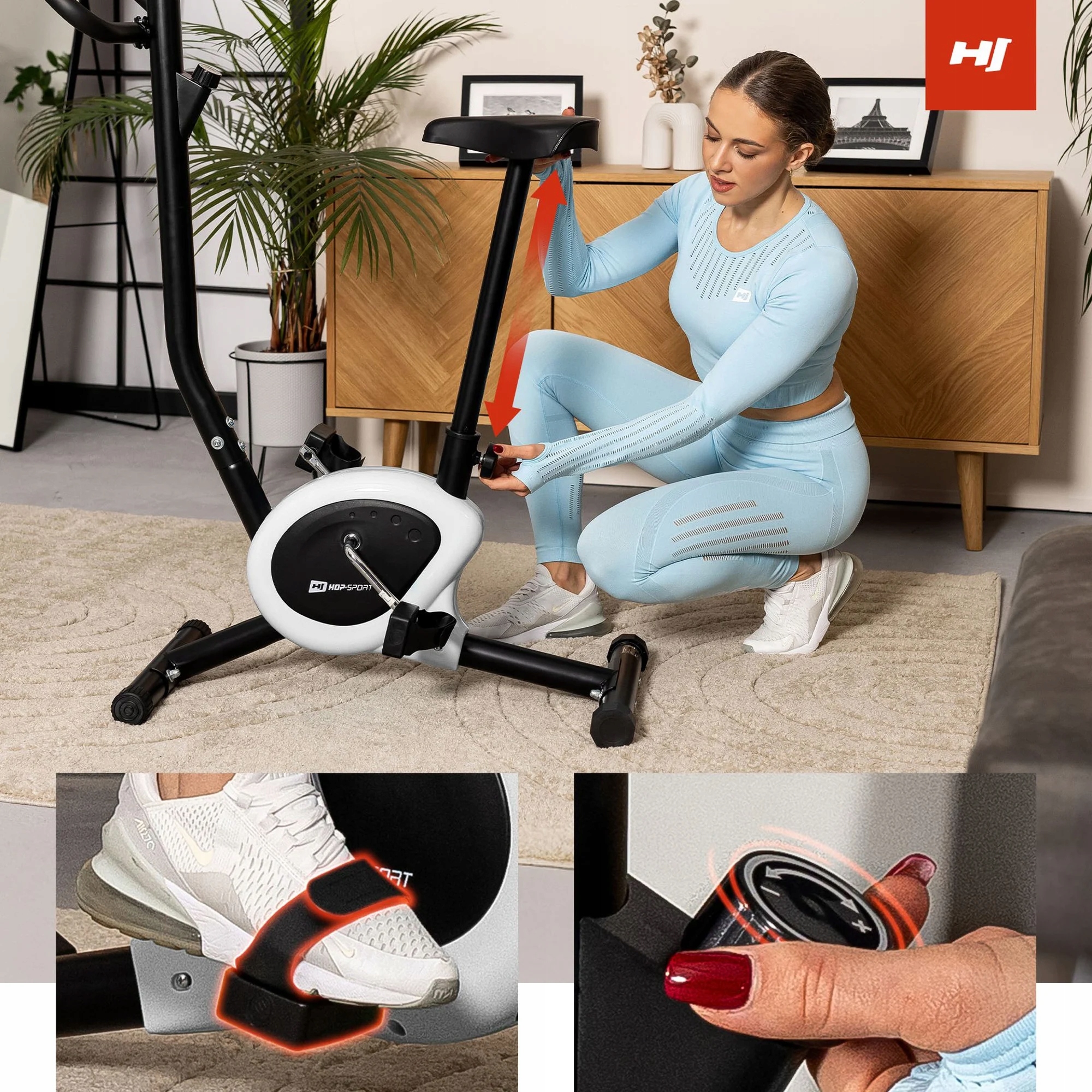 Стаціонарний Велотренажер для вправ Модель HS-010H Rio