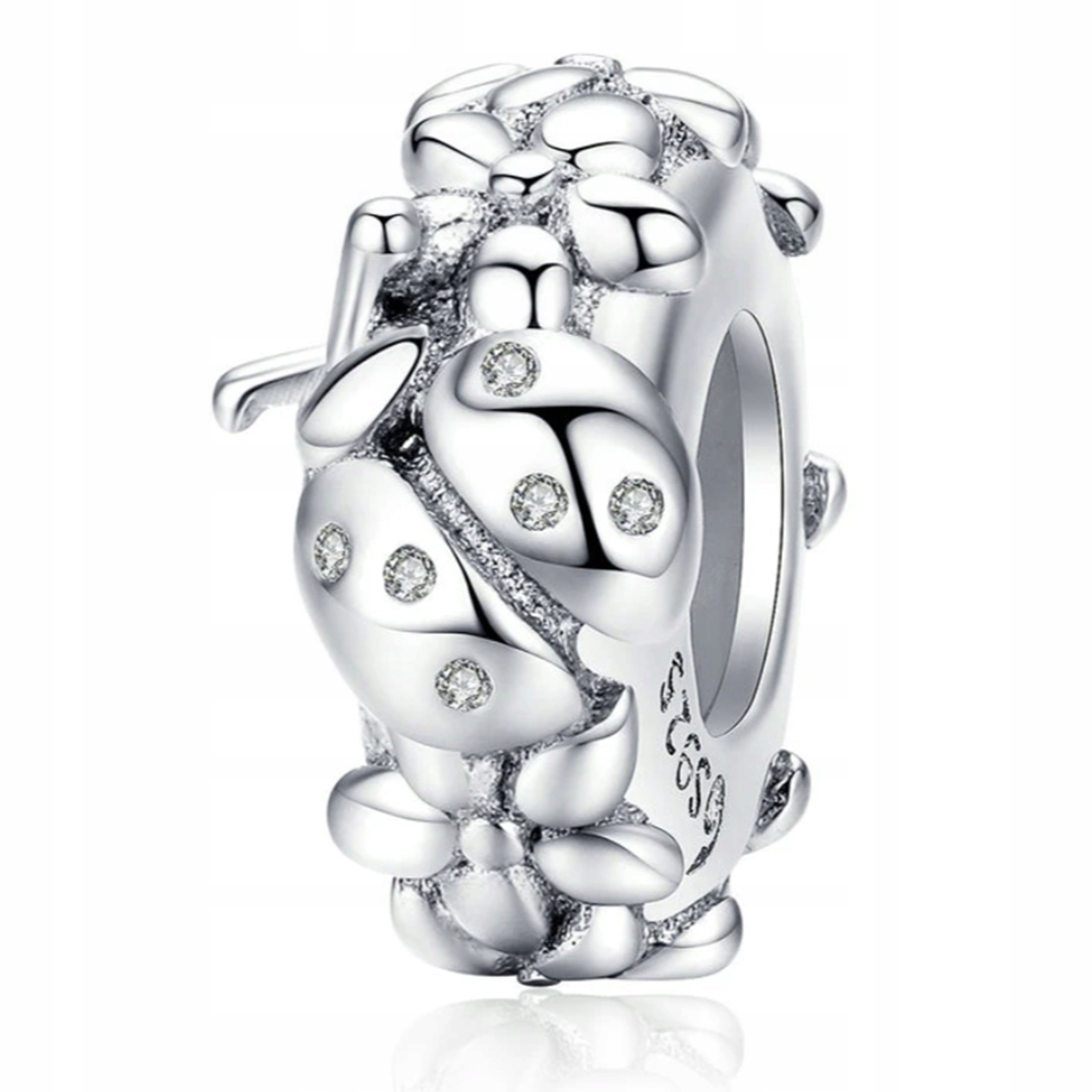 

Charms do pandora Srebro zawieszka Biedronka kwiat